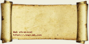 Janko Blašković vizit kartica